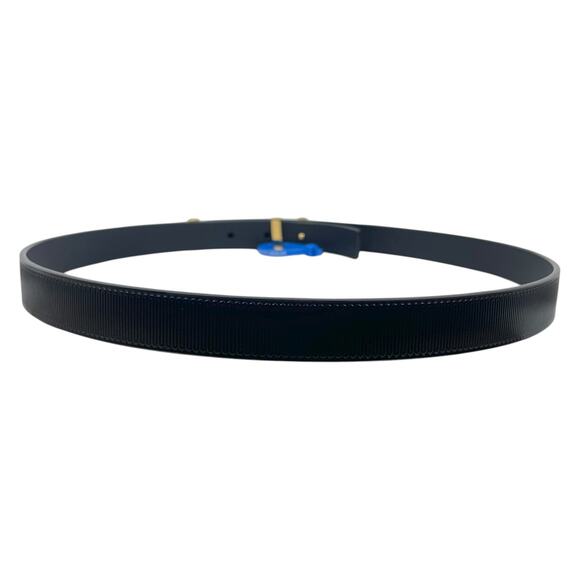 Louis Vuitton LV Initiale 20mm Leather Belt Black Gold Buckle Size 75/30 - Picture 7 of 13